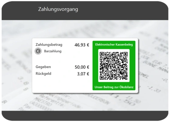 Kassensoftware CashPro - Elektronischer Kassenbeleg